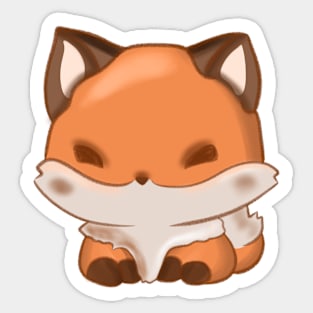 Cute fox Sticker